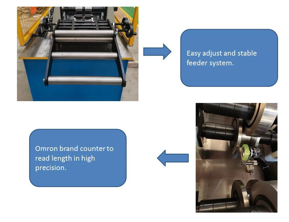 High Speed C U V Channel Drywall Profile Stud and Track Cold Roll Forming Machine