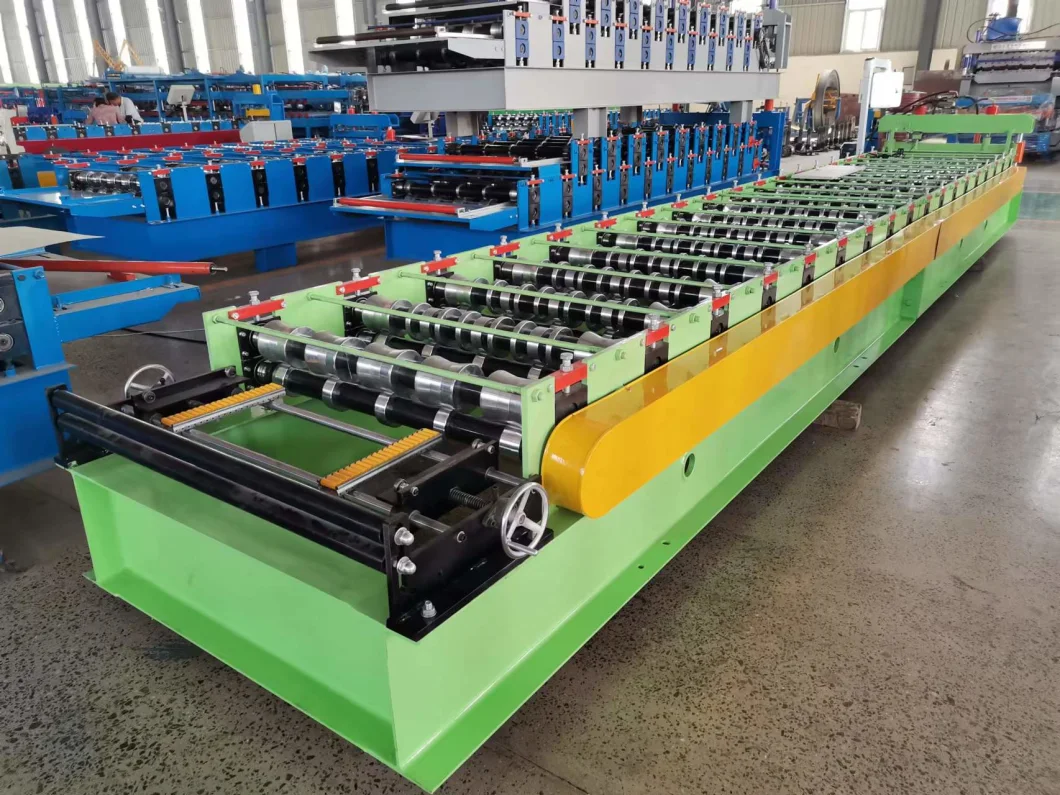 Simple Operate High Quality PPGI 686 Profile Trapezoidal Ibr Roof Sheet Press Making Roll Forming Machine