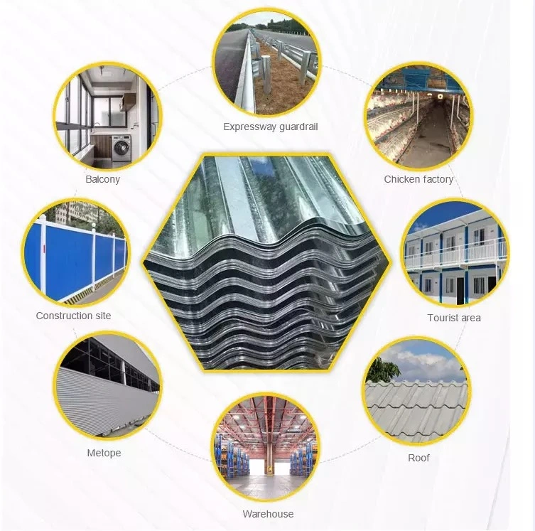 China Supply Roof Tiles Metal Sheet PPGI Corrugated Galvanized Roofing Sheet/Color Coated Galvanized Roofing