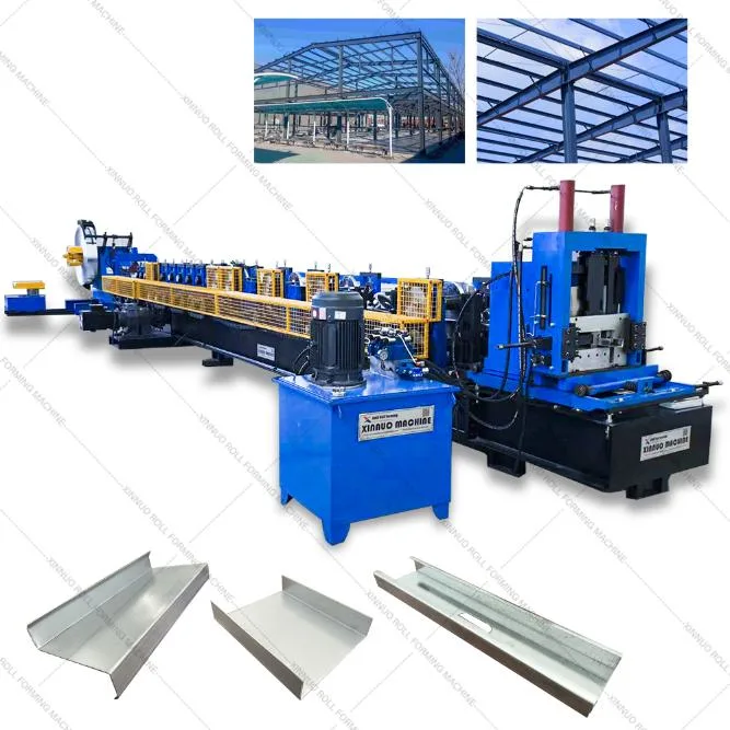 Automatic Xn C Z Purlin Metal Sheet Making Cold Roll Forming Machine