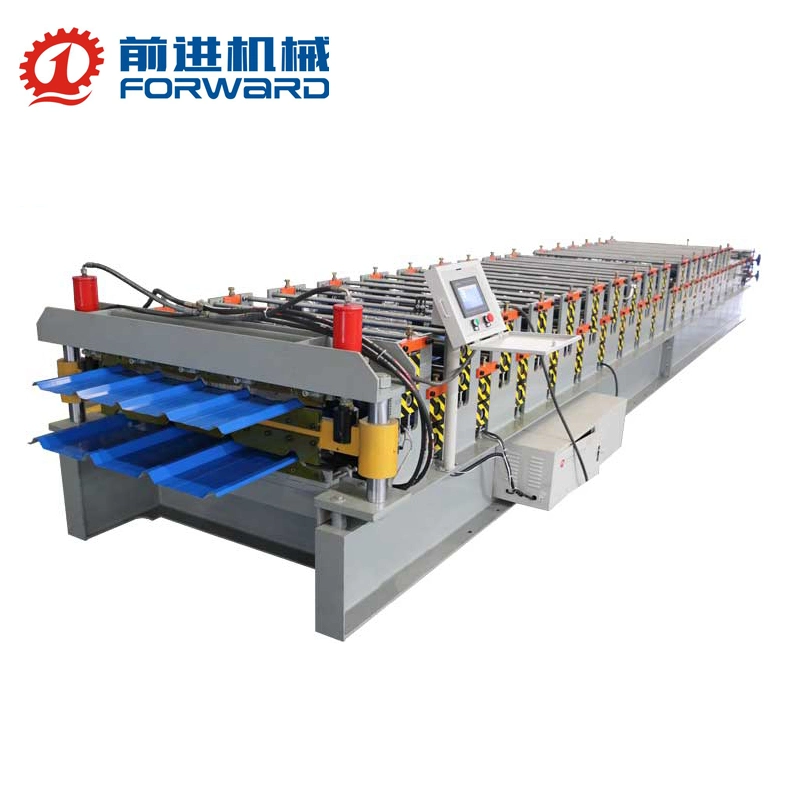 Double Layer Galvanized Corregated Steel Wholesale Ibr Red Metal Iron Roof Tiles Roofing Sheets Used Making Machines / Roll Forming Machines Price